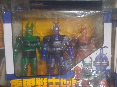 B-Fighter Insect Warriors Sofubi Set Unused 1995 Leaflet Japan Vintage Rare