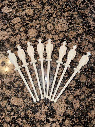 Set Of 8 Vintage JACK DANIELS Whiskey Cocktail Drink Stir Swizzle Sticks 7”.