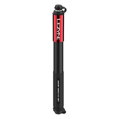 Lezyne Handpumpe Grip Drive Hp Medium Rot - Hochdruck, Kompakt Und Effizient