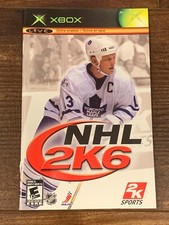 NHL 2K6 2006 Hockey XBOX Instruction Manual Only