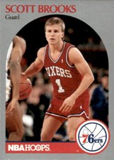 1990-91 NBA Hoops Basketball Card #226 Scott Brooks