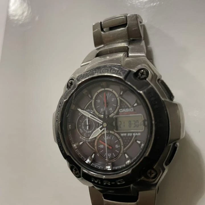 CASIO G-SHOCK MRG-7000DJ-1AJF Silver Mens Used 3a06069