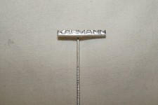 Ansteck Nadel VW Karmann Schriftzug Logo silberfarben 20*2,5mm