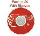20 x TDK Blank DVD-RW discs 6x Speed 4.7GB 120 mins Rewritable Data With Sleeves