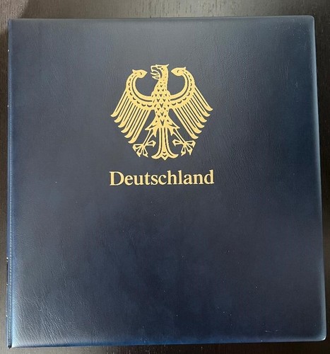 SAFE DUAL Ringbinder Dunkelblau + Vordrucke BRD 1979 - 1990, komplett, gebraucht - Bild 1 von 4