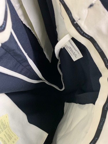 Mens Pants Haggar Black Label Paints Blue Size 40 X 34 L - Picture 7 of 8