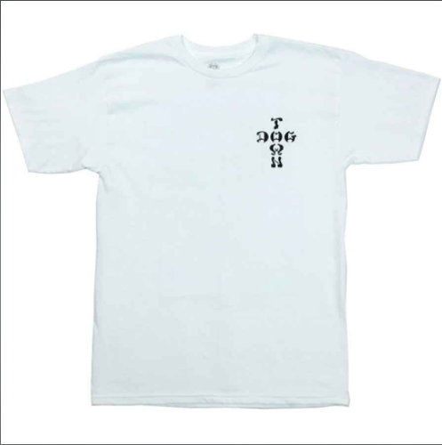 DOGTOWN SKATEBOARDS - RED DOG DESIGN, GREEN WING WHITE T SHIRT - S M L XL - Picture 2 of 2