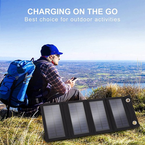 6w 8w 10w Foldable Monocrystalline Solar Panel Kit For Phone/Car Boat/Camping - Picture 9 of 15