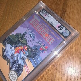 Brand New NES Thundercade 1989 H-Seam Factory Sealed VGA 80 Silver Graded Game