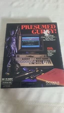 Vintage 1989 Cosmi PRESUMED GUILTY! IBM PC Game 5.25" discs *Missing Cassette*