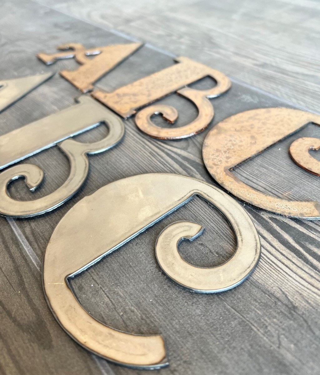12 Inch Aluminum Letters METAL LETTERS 6 Inch Or 8 Inch Or 10 Inch Or