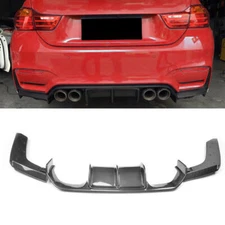 Carbon MP Style Rear Bumper Diffuser Lip Spoiler For BMW F80 M3 F82 M4 2015-2020