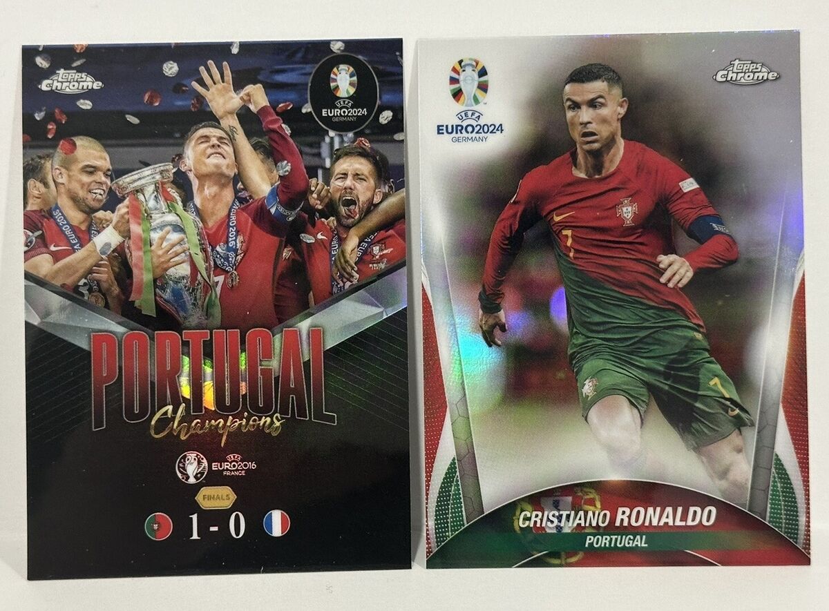 2024 Topps Chrome UEFA EURO Portugal Cristiano Ronaldo 2024 Topps Chrome UEFA EURO Portugal Cristiano Ronaldo