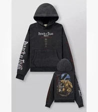 YOUNGLA X Attack On Titan AOT© Pullover Hoodie Medium TITANS AT WAR New Sold Out
