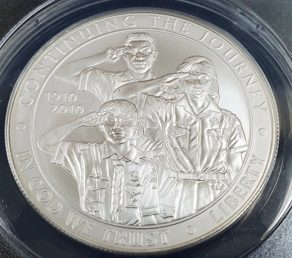 2010-P Boy Scouts Of America-1ST Day Of Issue Label- ANACS MS70-#0387 of 1398 - Image 3 of 4