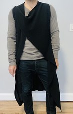 Rick Owens Long Vest Men