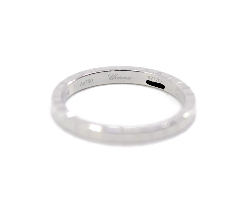 Anillo Chopard Ice Cube De Oro Blanco De 18K Tamaño 8.5 827702 - Imagen 2 de 2