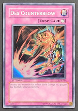 Yugioh TCG Card - 1x Des Counterblow - AST-107 - LP - Common - 1st, Vintage Trap