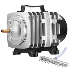 VIVOSUN ACO Series 120V ELECTROMAGNETIC Air Compressor ACO-328 70 Liters 1110GPH