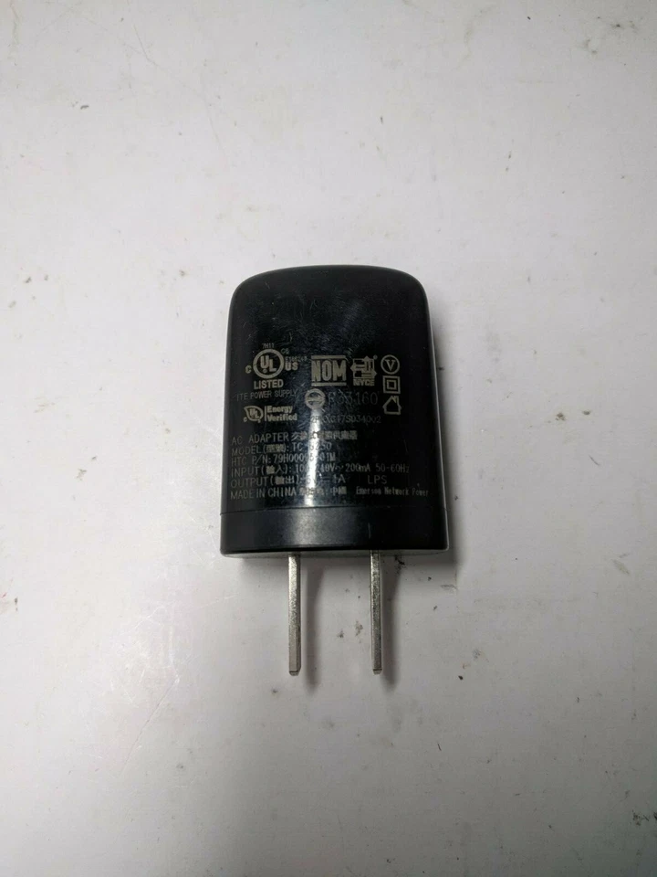 Lote de 30 Cargador de Viaje HTC TC U250 USB A Adaptador de Corriente 110-240V, 1A, 5V Foto 2 de 3