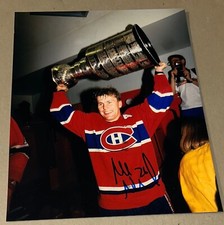 MATS NASLUND SIGNED PHOTO 8 X 10 AUTOGRAPHED  PHOTO MONTREAL CANADIENS