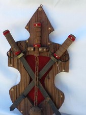 Beautiful Wooden  25 x 13Vintage Medieval Collection Wall Decorative Arts