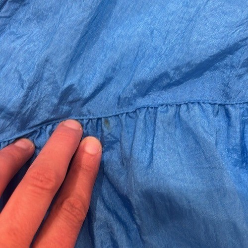 LAvon 2 PIECE TRACK SUIT Y2K RETRO Vibrant Blue Jacket AND BOTTOM SIZE MEDIUM P - Picture 3 of 10