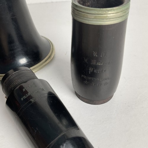 1940s R. Marlerne Wooden Clarinet Made In France - Picture 6 of 20