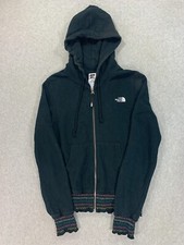 The North Face Cotton Full Zip Hoodie Jacket Women's Small Black