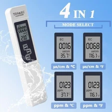 TDS Meter Digital Water Quality Tester Testing Kits for Drinking Water 0-9990ppm