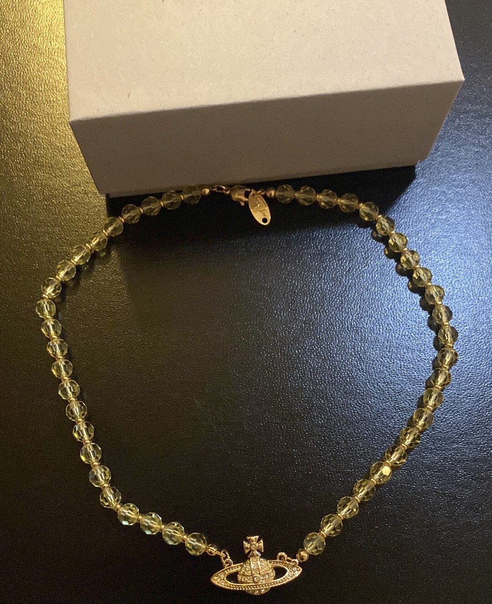 Vivienne Westwood Messaline gold-tone brass crystal Vivienne Westwood Messaline gold-tone brass crystal