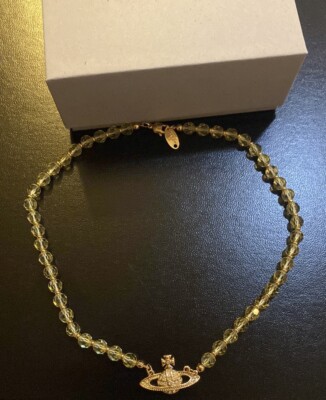Vivienne Westwood Messaline gold-tone brass crystal Vivienne Westwood Messaline gold-tone brass crystal