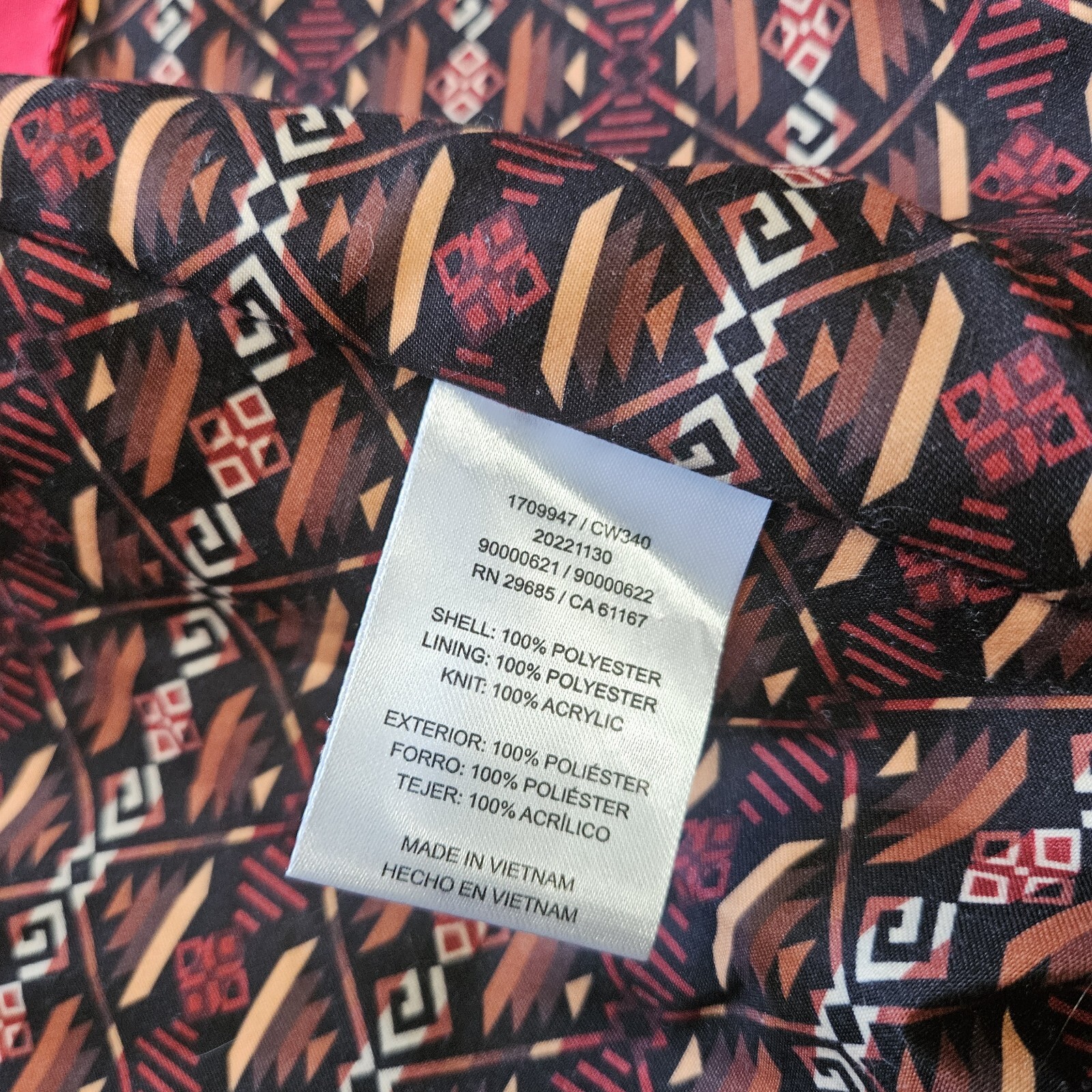 Pendleton Rain Jacket Womens Small Full Zip Hoode… - image 11