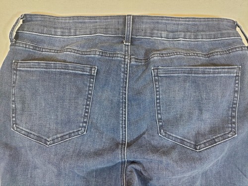 NYDJ Jeans donna 10 Marilyn taglio dritto fresco abbraccio sollevamento polsino tecnico blu - Foto 10 di 10