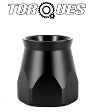 AN -6 (AN6 6AN) PTFE hose fitting socket In Black
