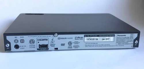 Panasonic DMP-BD94 Blu-ray Disc Player Dolby DVD w/ Remote Region A TESTED - Picture 4 of 6