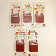 Sizzix Sizzlits 20 Dies Funky Hearts Flower Butterflies Doodle Dies Buttons Sets