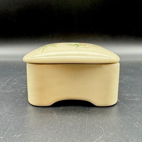 TAKAHASHI San Francisco Square 3.4” TRINKET BOX Butterflies and FlowersVintage - Picture 6 of 12