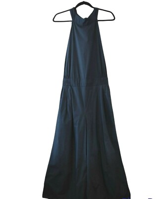 Faithfull The Brand Womens Blue One Piece The Shore Halter Jumpsuit Size  4/Small | eBay