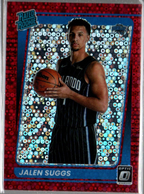 2021-22 Donruss Optic Fast Break Red #179 Jalen Suggs /85