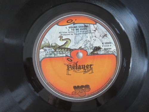 YES Relayer ATLANTIC 1974 GATEFOLD SLEEVE PORKY UK 1ST PRESS VINYL LP K50096 - Imagen 9 de 13