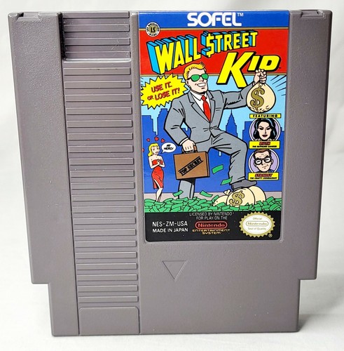 Wall Street Kid (Nintendo Entertainment System, 1990) *No Inserts* *TESTED* #1 - Picture 8 of 11