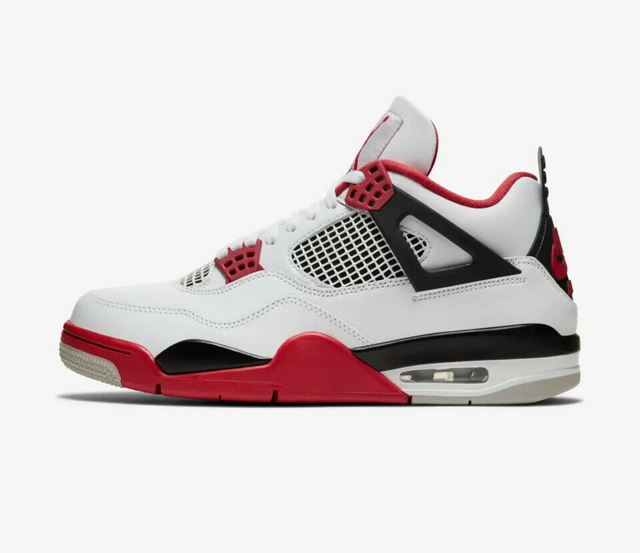 jordan 4 retro white varsity red black