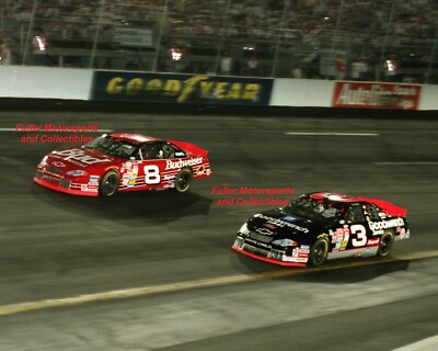 DALE EARNHARDT JR vs SR NO BULL FIVE MILLION 2000 PHOTO NASCAR WINSTON CUP CHEVY
