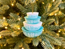 Miniature Stack Ornament NEW Butterprint Solid Resin