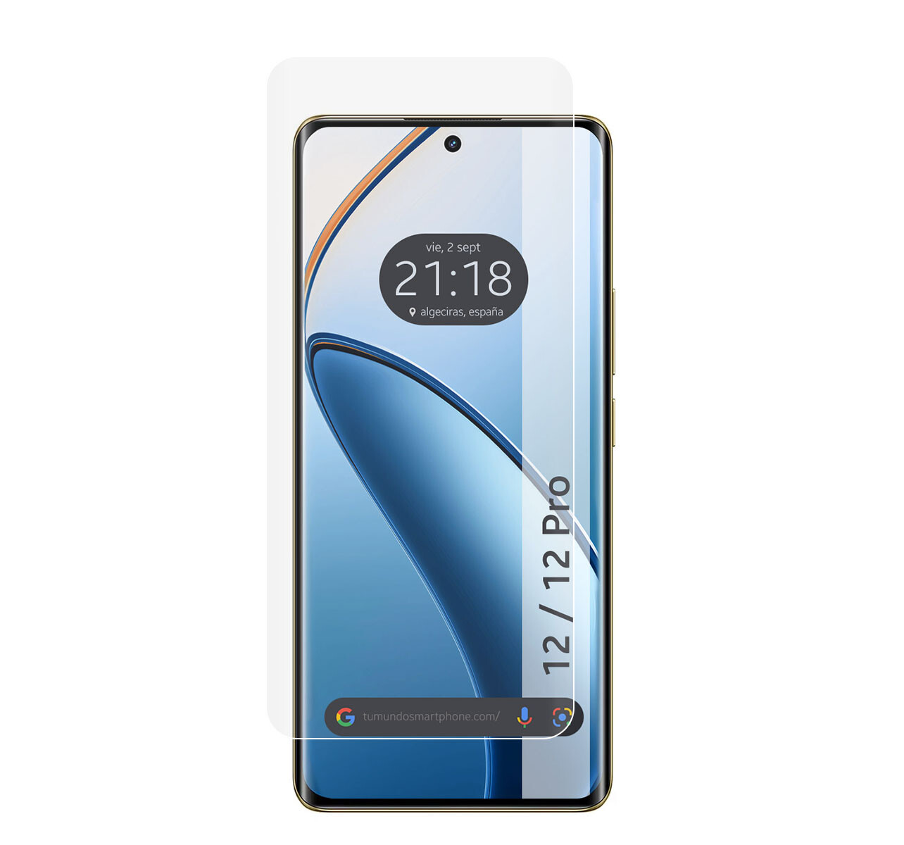 Proteggi Vetro Temperato Completo Curvo UV Full Glue per Realme 12 Pro 5G/1