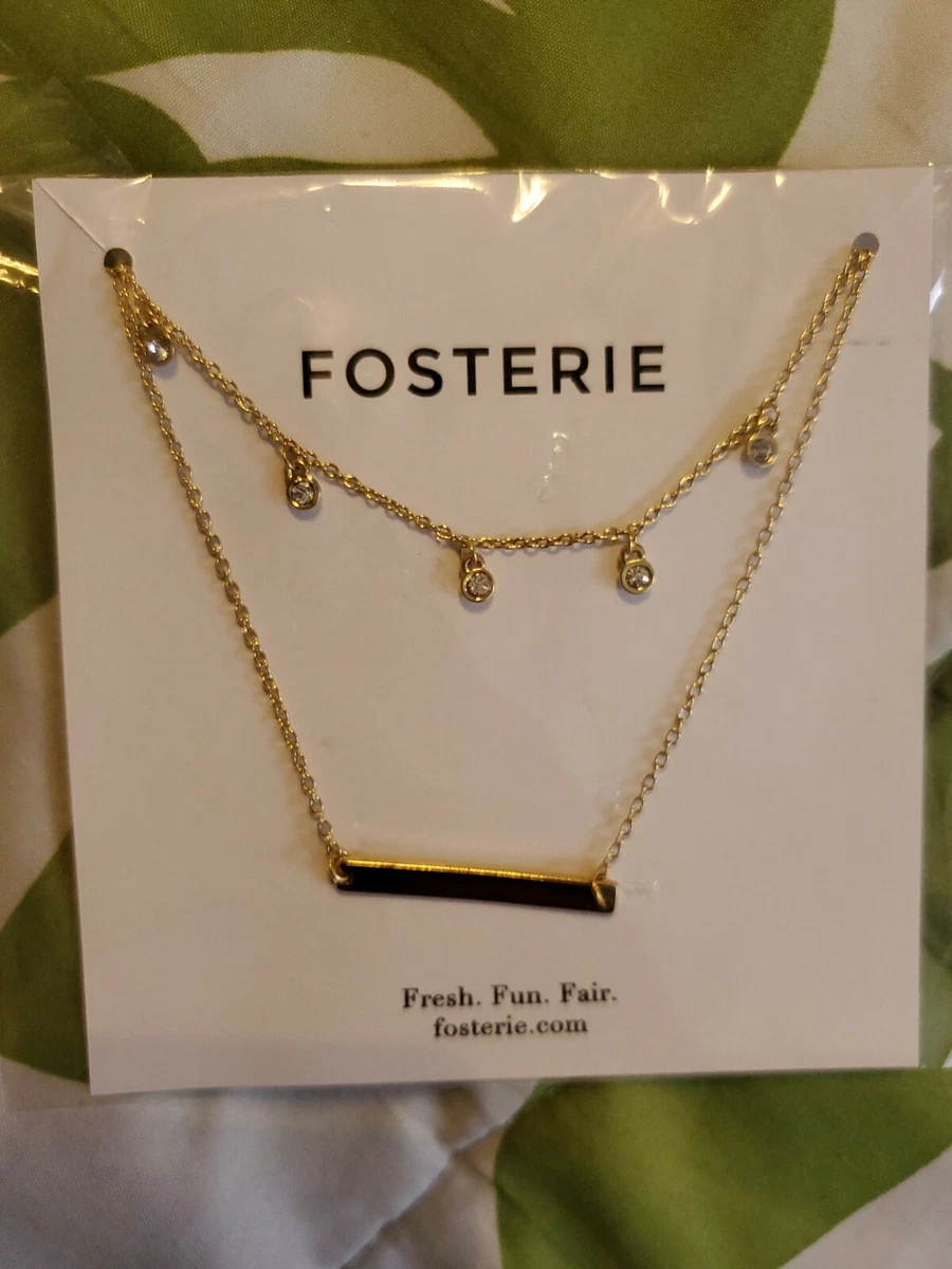 Fosterie Layered Gem Necklace Causebox eBay