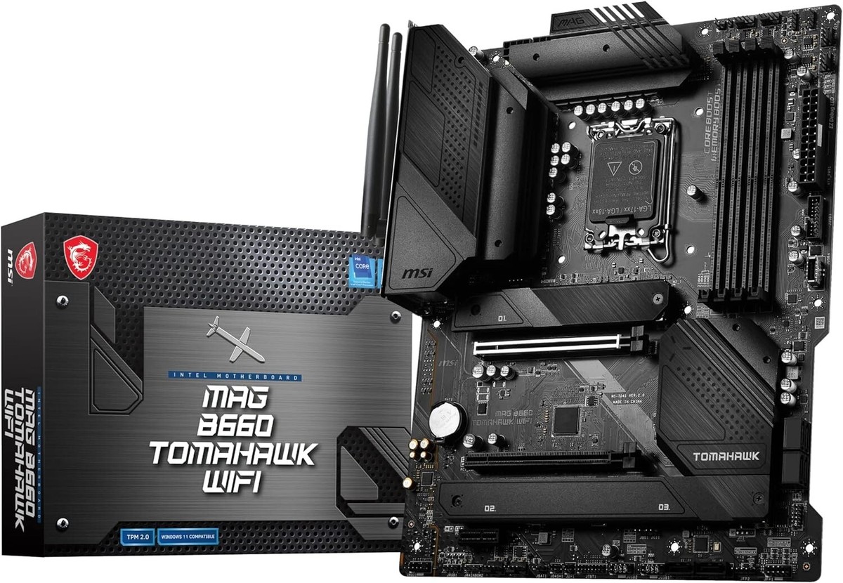 MSI MAG B660 TOMAHAWK WIFI MB5697 Motherboard ATX [Intel B660 chip