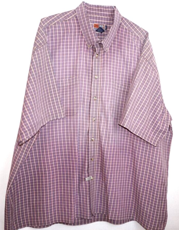 Copper Canyon Mens Red Plaid Shirt 4XLT Big Tall Button Down eBay