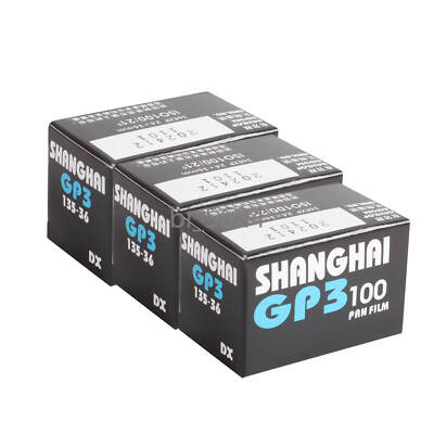 Shanghai GP3 35mm 135 Negatives Film B &W ISO100 36EXP Auto DX Expiration12-2025